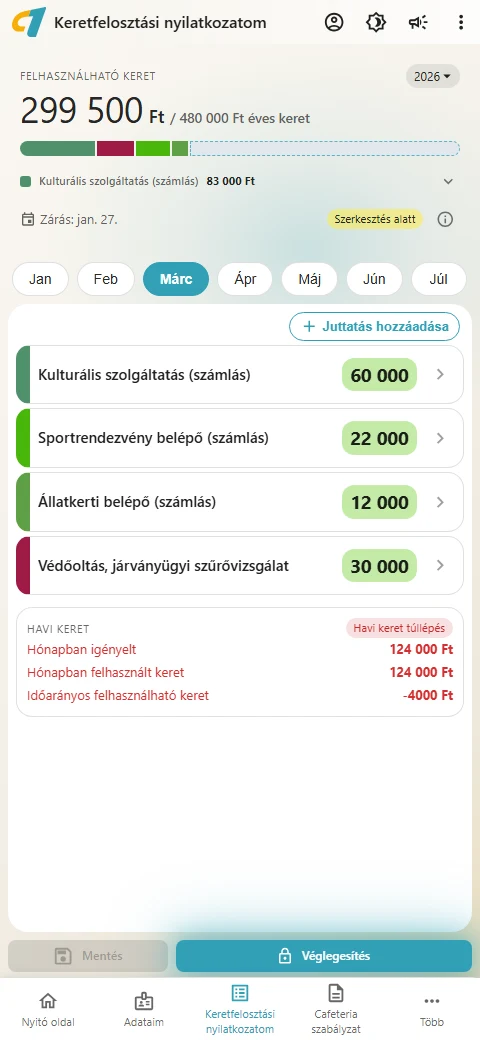 Nyilatkozat mobilon